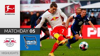 RB Leipzig - Hertha Berlin | 2-1 | Highlights | Matchday 5 – Bundesliga 2020/21