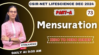 Mensuration Part-1 | Geometry | Part-A detailed Course for CSIR NET #apnasapnajrf