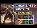 ATTACK SPEED ARES IS HILARIOUS!!! (A-Z Ares) - Season 8 Ranked 1v1 Duel - SMITE