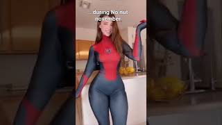 THE BOYS TRY NOT TO BE HO**Y AFTER WATCHING MARVEL AND DC STUFF #spiderman #avengers  #cosplaygirl