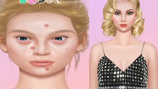 ASMR Remove unmanaged piercing 2d animation | Squeeze nose acne | Makeup