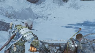 Kratos Tells His Son Atreus About His Brother Deimos - God Of War: Ragnarök