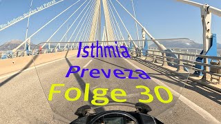 21 Länder - 13.000 km mit dem Motorrad I F30 Isthmia (Halbinsel Peloponnes) nach Preveza