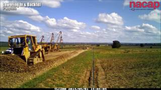 Western Tranche Project -  Lowering In Time Lapse