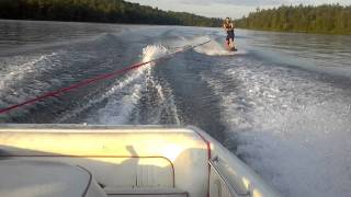 Squam wakeboarding