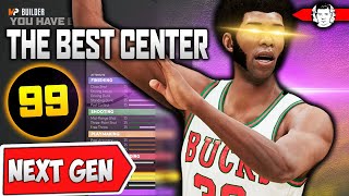 THE BEST CENTER BUILD IN NBA 2K21 NEXT GEN - KAREEM BUILD 2K21