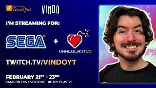 SEGA x Vindo x GameBlast! Playing Sonic to raise money for SpecialEffect! - Vindo Live! - #74.75