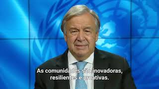 Portuguese UN Secretary-General António Guterres World Cities Day message