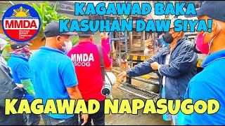 NAPASUGOD SI KAGAWAD BAKA MAKASUHAN DAW SIYA SA HALAMAN IBANG BRGY PALA | MMDA