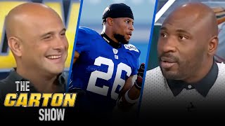 Brandon Jacobs defends Saquon Barkley, why he hates Jets, talks Eric Bieniemy | THE CARTON SHOW