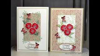 No.454 – Enjoying the Rectangle Stitched Dies - JanB UK #7 Top Stampin' Up! Independent Demonstrator