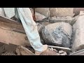 big rock 🪨 crusher machine full powerfull process a giant in action big rock crushing asmrvideo