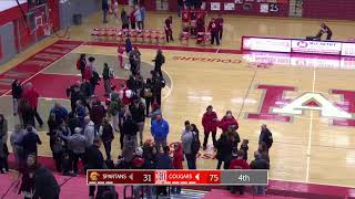 Hazleton Area Lady Cougars vs Wyoming Valley West Lady Spartans Varsity Basketball