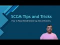 SCCM tips and tricks