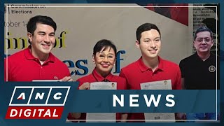 Vilma Santos seeks Batangas gubernatorial post anew, sons also file COCs | ANC