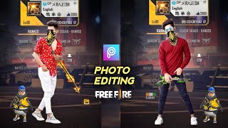 Free fire Own I'd poster photo editing | How to do free fire photo edit |how to do free fire editing