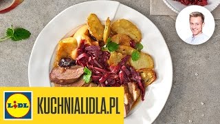 🍴 Pierś gęsi duszona z jabłkami, śliwkami i żurawiną – Paweł z Podhala – Przepisy Kuchni Lidla