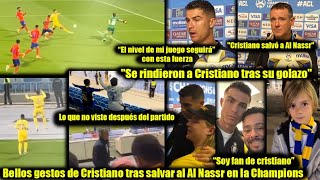 Momentos únicos y encantadores de Cristiano Ronaldo en el partido entre Al Nassr y Al Feiha!