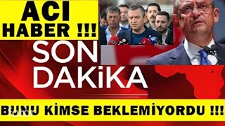 ÖZGÜR ÖZEL ACI HABER GELDİ RESMEN YIKILDILAR ! MUHALEFET BÜYÜK ŞOKTA.!  #sondakika