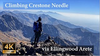 Crestone Needle 14,203' Summit via Ellingwood Arete, Class 5! Standard Route descent, with beta