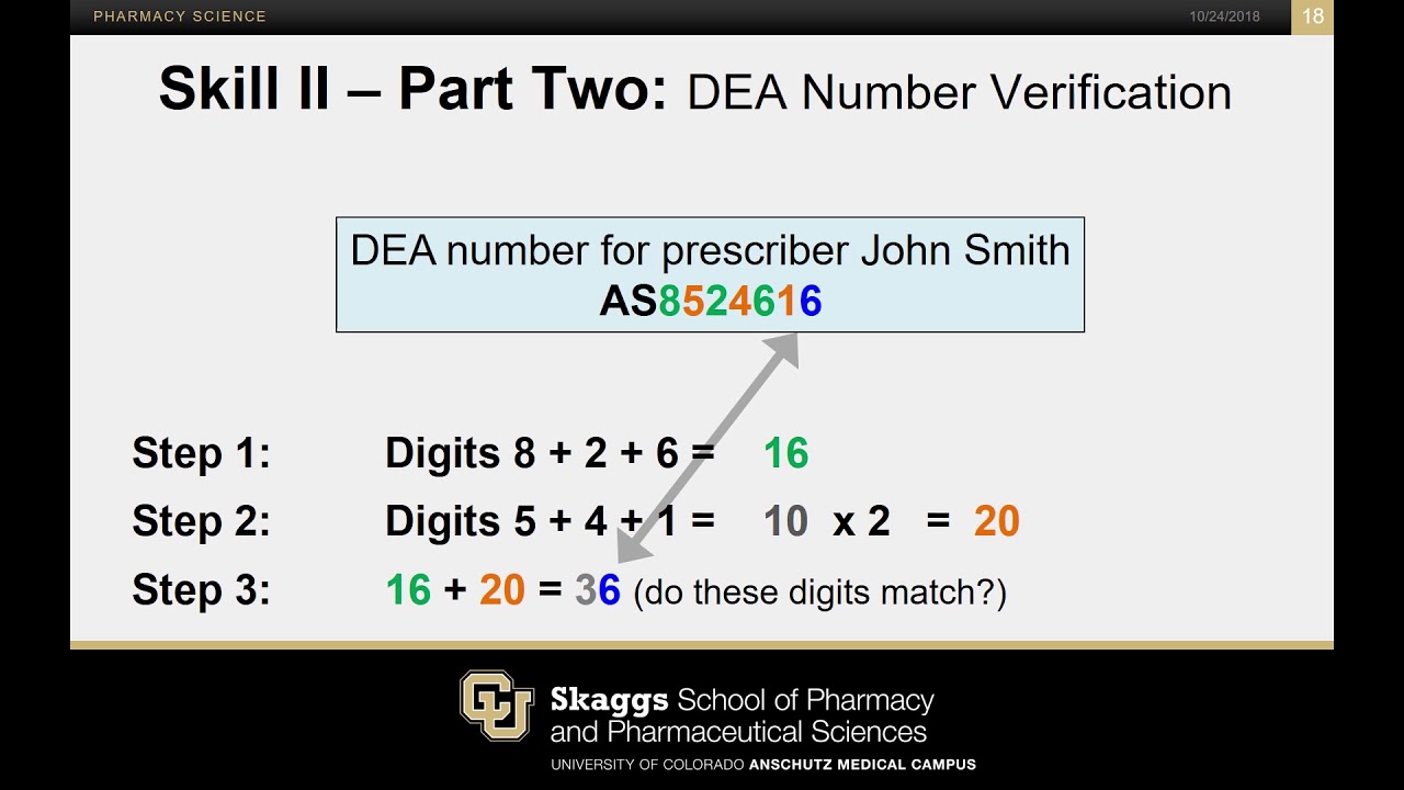 How To Verify Dea Number Is Active