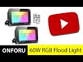 Great Cost Alternative for Production Lights! ONFORU 60W RGB LED Flood Lights (2020 edition)