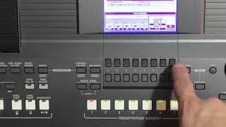 How to edit voice, OTS and tempo of existing style and save it as new one - Yamaha PSR Tutorial