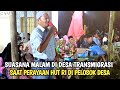 Seperti ini Suasana Malam di pedesaan Transmigrasi Sumatera, saat acara HUT RI