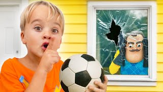 Chris and Funny Neighbor stories for kids