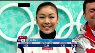 [Yuna Kim] Vancouver Olympics_News 0224 : KBS 2010 0224 뉴스 9_1.쇼트.역대.최고점.