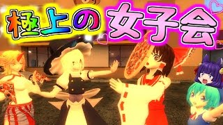 【ゆっくり実況】極上の女子会！？魔理沙が面白すぎるピザ屋でとんでもない行動を…！！【たくっち】