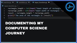 Coding Exercise in Python | Code for calculating the area of a rectangle