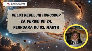 Veliki nedeljni horoskop 24. 02. - 03. 03. - Suzana Apostolov