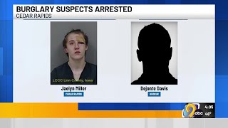 2 arrested after Cedar Rapids home break-in