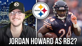 Steelers bring in Jordan Howard for a workout & Mason Rudolph impressing at training camp???