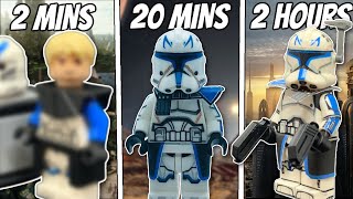 I made a LEGO CAPTAIN REX in 2 minutes, 20 minutes and 2 hours!