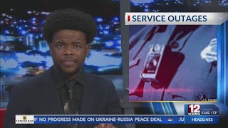 911 service out in Harrison and Taylor counties