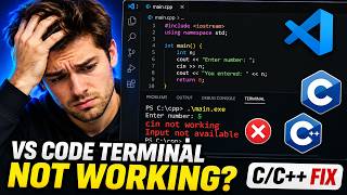 How to Fix VS Code Terminal Not Working | C/C++ “cin not working” Input Problem Solved (2026)