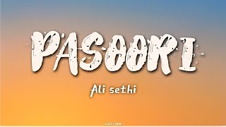 Pasoori - Ali Sethi x Shae Gill | Lyrics Video