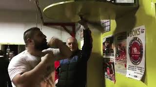 Umut Camkiran Training Punchingball