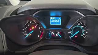 So Easy! How to Reset the Oil Change light on a 2018 Ford Transit Connect 2.5l 4 cylinder