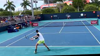 ドレイパーのフォアハンドストローク（スロー）/ Jack Draper Forehand Stroke Slow Motion