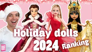 Holiday Doll 2024 Ranking! Barbie VS Disney Princess VS Monster High!