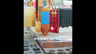 160mm laser flame composite cutting machine