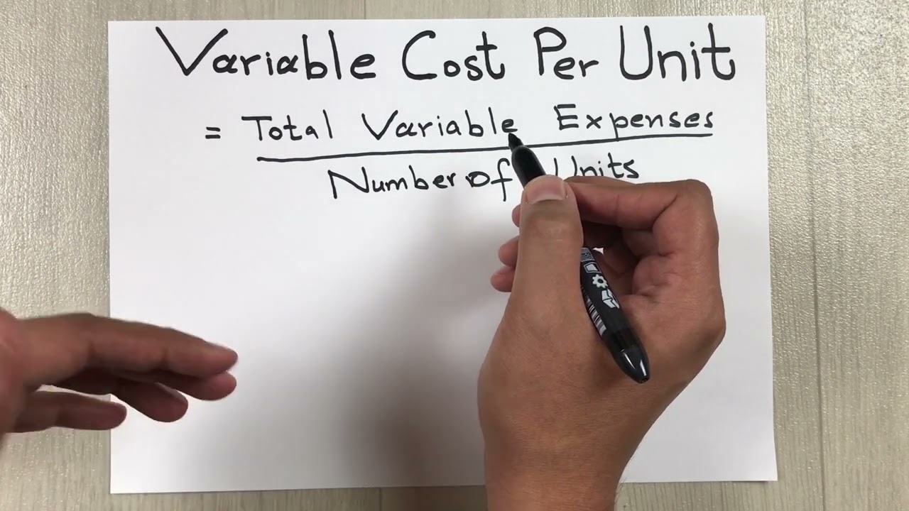 How To Calculate Variable Cost Per Unit - Easy Way - YouTube