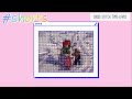 Cross stitch Time-lapse 십자수 하는 영상 (Snowman 눈사람) #shorts DIMENSIONS Holiday village