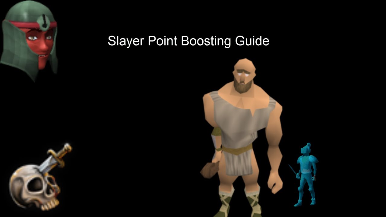 RuneScape Slayer Points Boosting Guide - YouTube