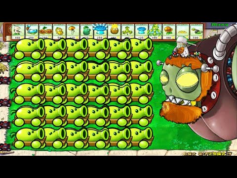 99 Cob Cannon Pea Vs Gargantuar Vs Dr. Zomboss – Plantas vs Zombies