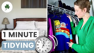 ☘️ FAST Decluttering Tips To Get (& Keep) Your Home Clean & Tidy • 1-Minute Decluttering