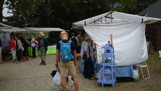 Sfeerimpressie Streekmarkt bij Museumboerderij op het Landgoed Borg Verhildersum bij Leens